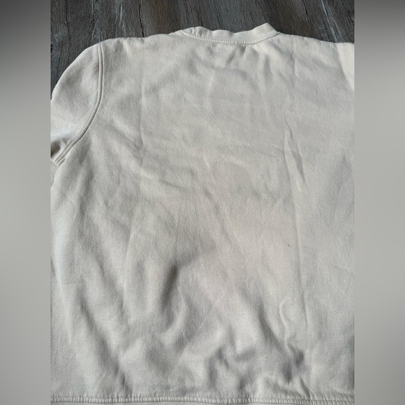 VTG Penn State Nittany Lions Sweatshirt Crewneck Embroidered Beige White Size L - Picture 11 of 12